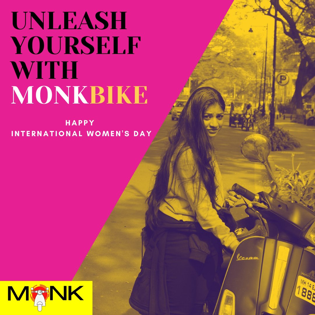 MonkBike's tweet photo. Happy International Women's Day 

#InternationalWomensDay https://t.co/ZDkbPr0Gpt
