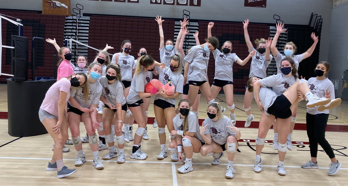 Chosen as Teammates of the Week, KynLey Burton and Kelsie Schiefelbein! Talons Up🦅🏐