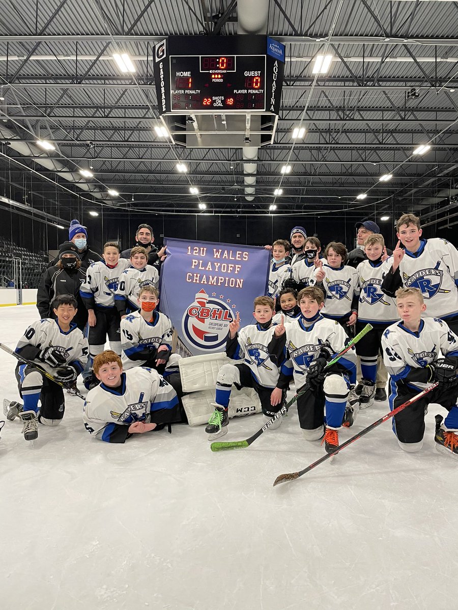 RestonRaiders's tweet photo. @RestonRaiders 12U Black @cbhlhockey 12U Wales Champs!! https://t.co/GL2CFnpBLM
