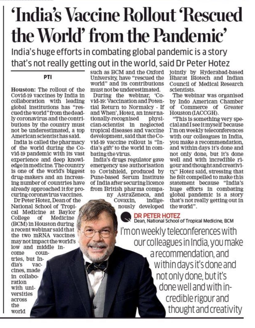 The story that’s not getting out in the world.