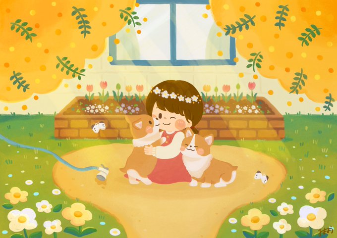 線なしイラストのtwitterイラスト検索結果