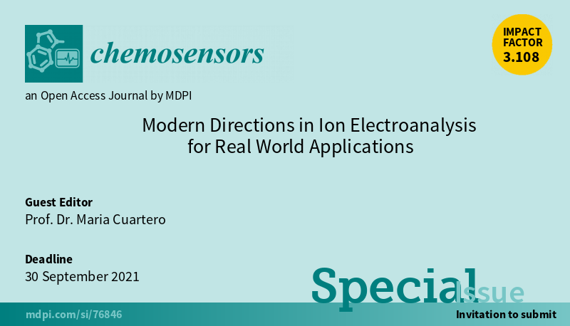 chemosens_MDPI's tweet image. #callforpapers
Special Issue&quot;Modern Directions in Ion #Electroanalysis for Real World Applications&quot; guest edited by Prof. Dr. Maria Cuartero is open for submission! 🥳
@MariaCuartero84 
Please view at: mdpi.com/journal/chemos…
#ionelectroanalysis
#sensor array