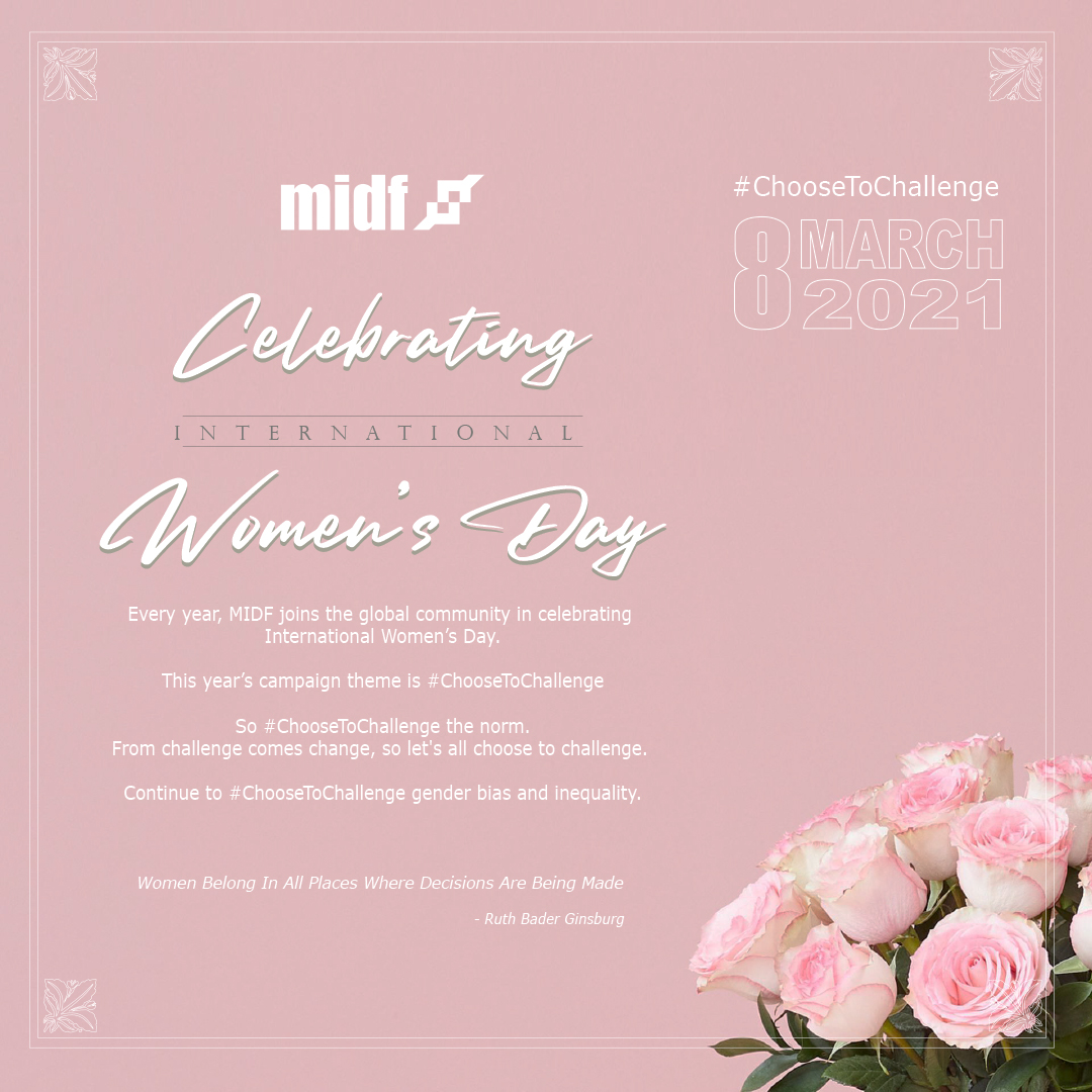 MIDFGroup's tweet image. Here's to strong women all over the world;

May we raise them,
May we know them,
May we be them.

HAPPY INTERNATIONAL WOMEN'S DAY!

#MIDF #MIDFwomen #choosetochallenge #HappyWomensDay #8march