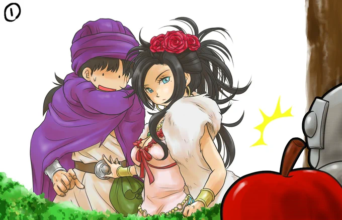 #デボラの日 
大好きなのに意外と描いてないんですよね。やはり髪型の複雑さがネックかもしれない?
もう10年も前に描いたものなんですけど私のpixivのブクマ数トップに君臨しているデボラ様を賑やかしに載せます?
※ビアンカ編フローラ編もあります 