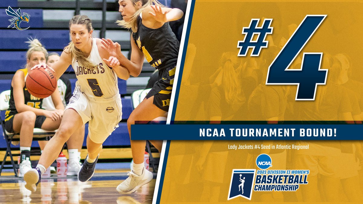 ALERT! The Lady Jackets are heading to the NCAA Tournament! Atlantic Region No. 4 seed <a href="/CedarvilleWBB/">Cedarville WBB</a> plays No. 5 Walsh in Friday's first round in Columbus. Check out the Selection Show, bracket, and more: bit.ly/3v6D5Hg