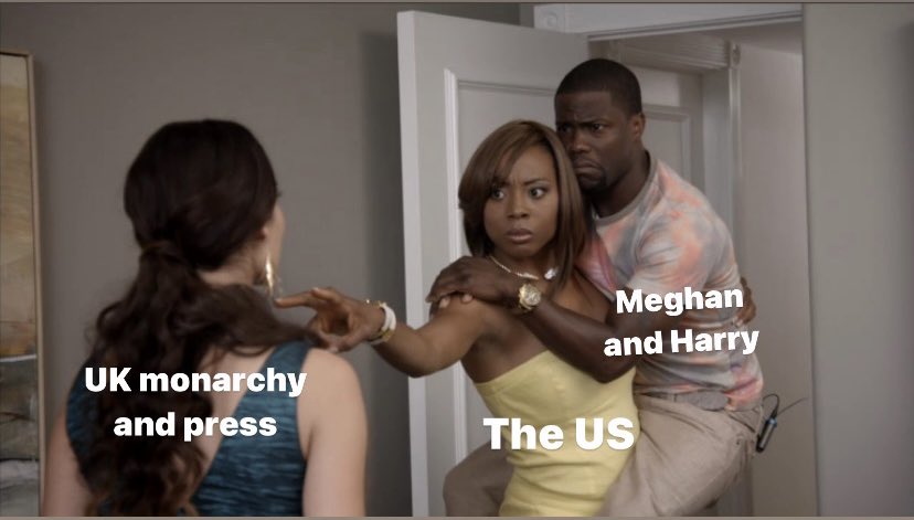 ChampagneJatii's tweet photo. Everyone after tonight #HarryandMeghanonOprah https://t.co/7IqSafdmMH