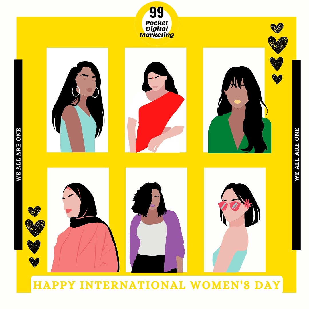 99pocketdigital's tweet photo. #InternationalWomensDay is a campaign with the theme #ChooseToChallenge2021
We wish you all a very #HappyWomenDay 

#womensday2021 #womenempowerment #WomenSupportingWomen #womenpower #99pocketdigitalmarketing #DigitalMarketingAgency #socialmediamarketing https://t.co/uohOd3LXZ4