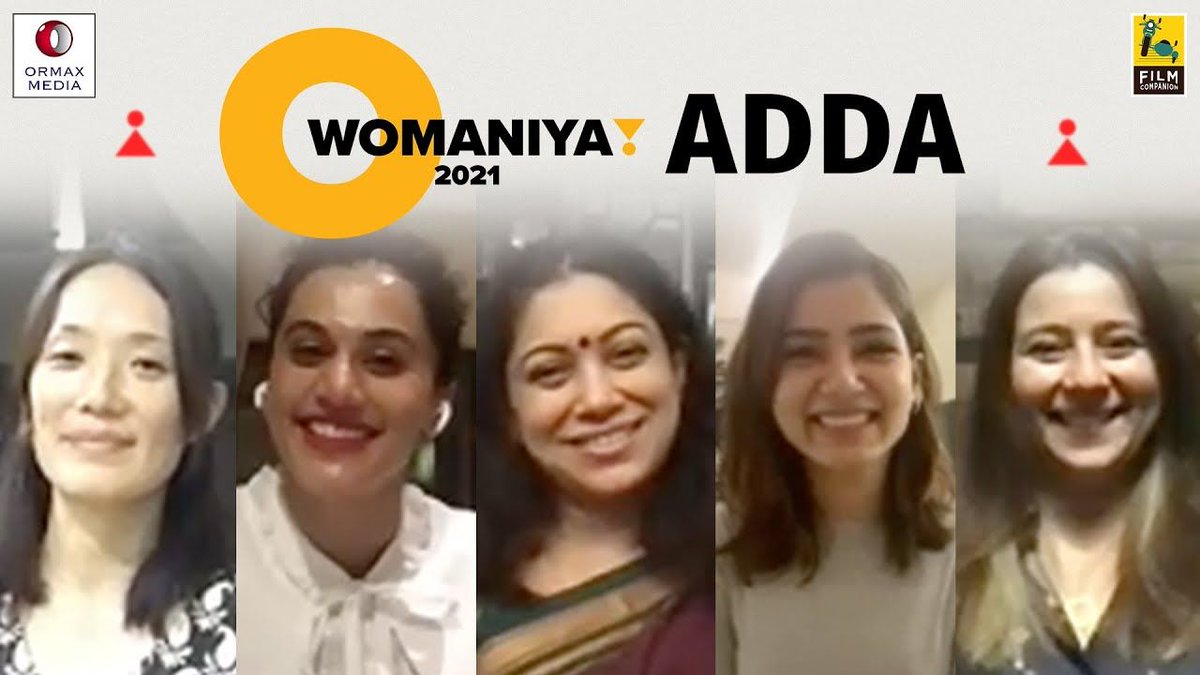 FCompanionSouth's tweet image. #OWomaniya—a report by @ormaxmedia was the topic of discussion at the roundtable with @taapsee, @anjalimenonfilms, @samantharuthprabhuoffl, #KeikoNakahara, and @srishtibehlarya. What did they have to say about the representation of women in Indian cinema?
youtu.be/zUp_Y0BZJ_E