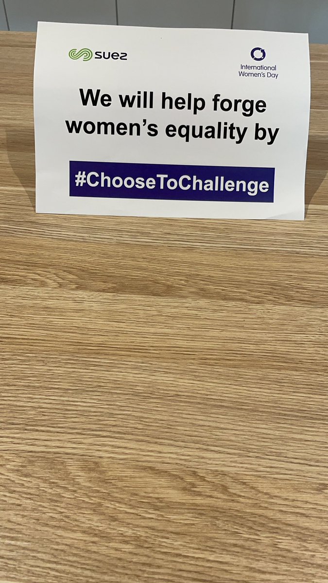 MarkVenhoek's tweet photo. Today we are celebrating #InternationalWomensDay and we do #ChooseToChallenge for equality. Celebrate the achievements and difference women make in our business and environment. https://t.co/N0chzsqzFa
