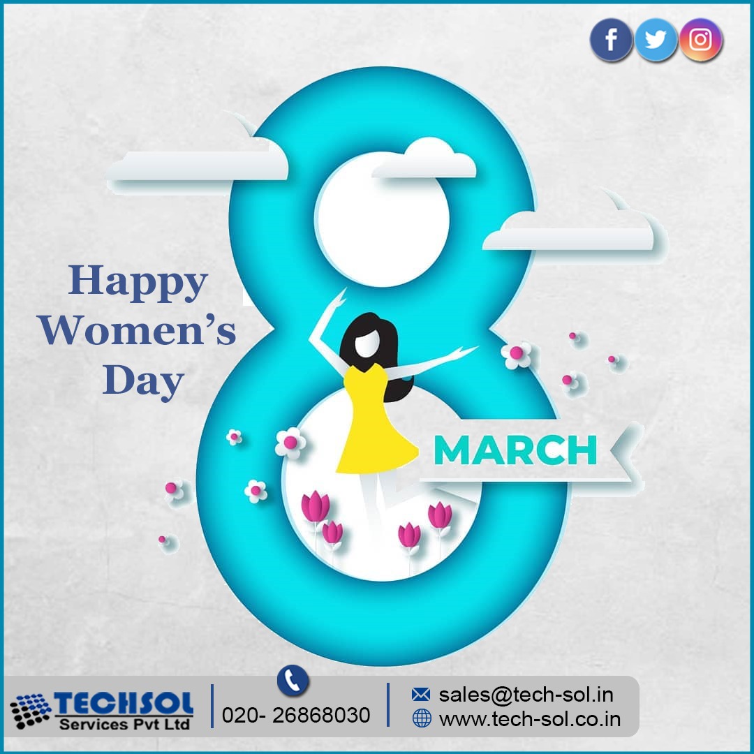 TechSolService1's tweet image. You bring so much love and beauty into our world
just by being in it, and it makes everyone a little bit happier....
The Sun shines brighter when you smile, ladies, so keep smiling! Happy Woman’s Day!
tech-sol.co.in
#womensdaycelebration #womensday2021 #happywomensday