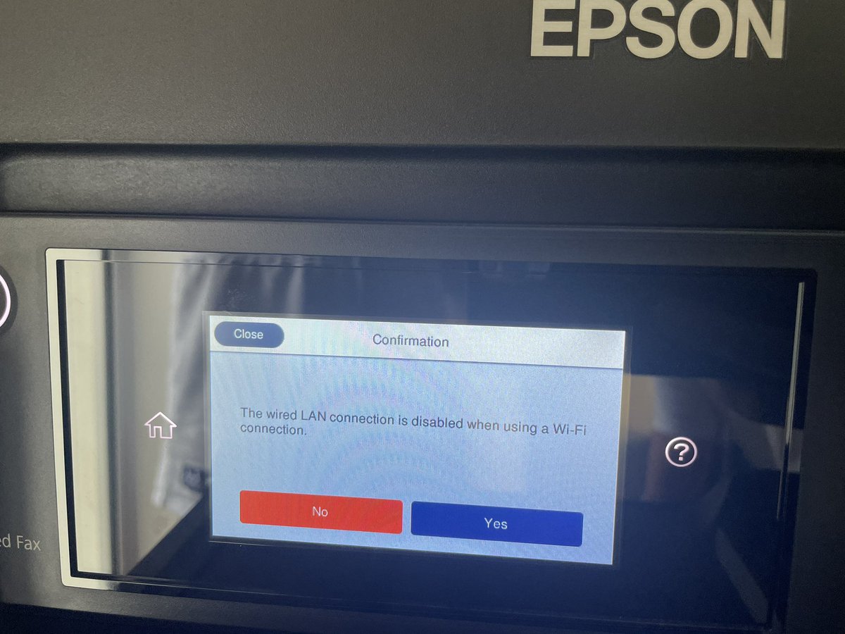 troyhunt's tweet image. No? Yes? The UX in this @Epson printer is undoubtedly one of the worst I’ve ever seen. Just insane. (Near new ET-16600 FWIW.)