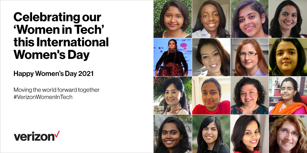 Happy Women's Day! #ForwardTogether #ChooseToChallenge #VerizonGTS #GlobalTechnologySolutions #VZIndia #GreatPlacetoWork