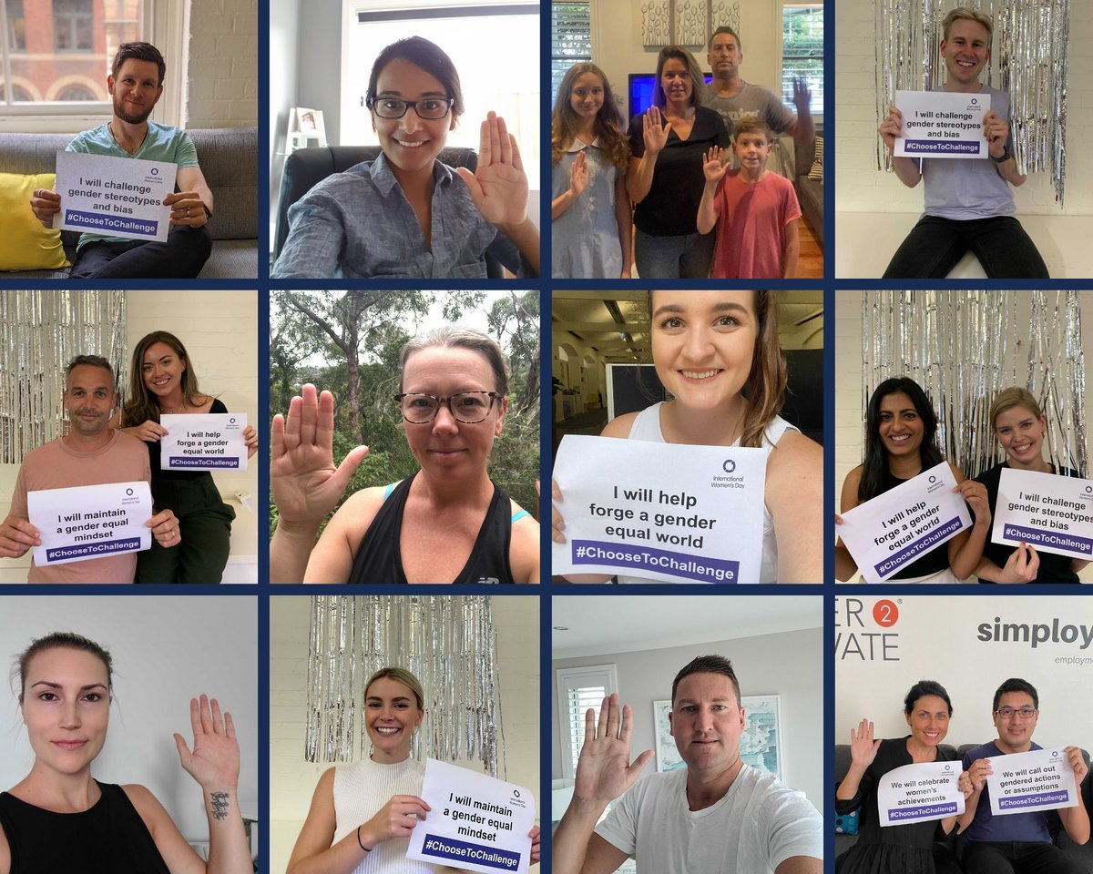 Think_EI's tweet photo. Let's all #ChooseToChallenge inequality, call out bias, question stereotypes, and help forge an inclusive world. Happy International Women’s day from our team at Employment Innovations. #choosetochallenge2021 #internationalwomensday2021 #diversity https://t.co/JoDL0JlqDc