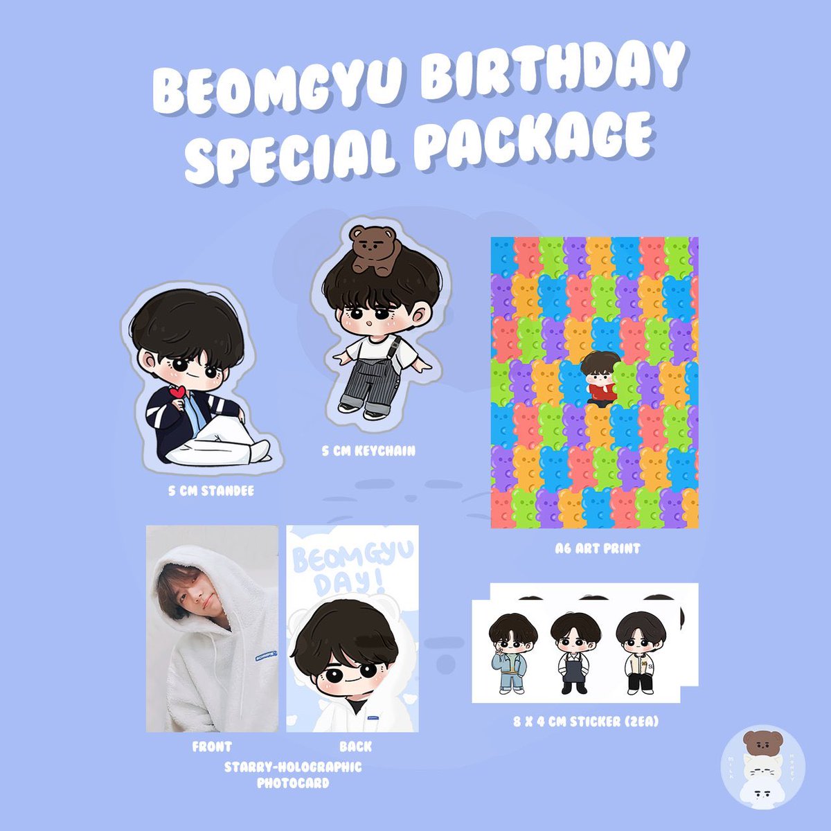 milkhoney_co's tweet photo. [Help RT]
🇮🇩Indonesia Only

Pre-Order
Suga &amp; Beomgyu Birthday Special Package
💰 28k - 75k
📅Pre-Order Period : 8 Maret - 15 Maret 2021

Details &amp; Order : https://t.co/5LDSif3lF1 https://t.co/ACMDVtPR7N