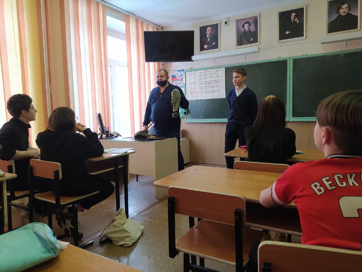 narova68's tweet photo. 24.02.2021 года провел открытый урок ОБЖ в преддверии дня ГО https://t.co/YpEVGmjIDk