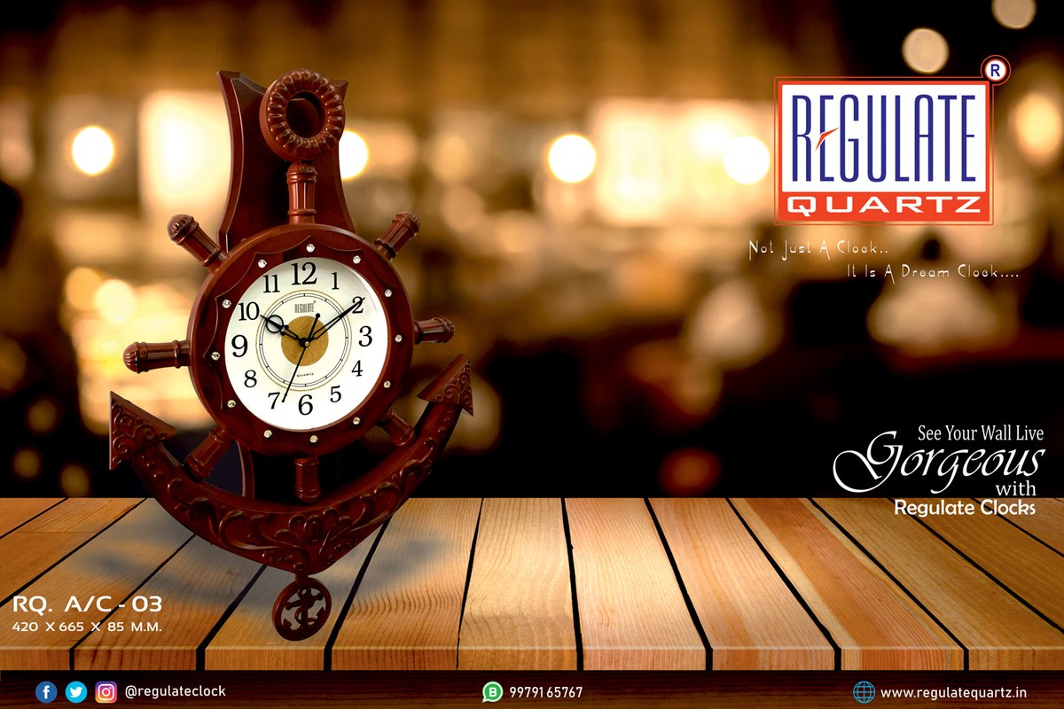 REGULATECLOCK's tweet image. REGULATE CLOCK

LARGEST ANCHOR PENDULUM CLOCK

RQ. A/C - 03

IT'S READY FOR HANG ON YOUR WALL..

#regulate #regulateclock #regulatewallclock #wallclock #clock #anchorclock #anchorpendlumclock #pendulumclock #jumboclock #bigclock #quartzclock
