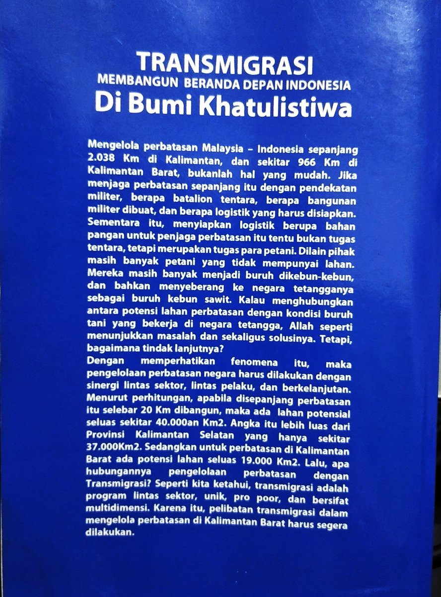 Untuk mengakselerasi  #Transmigrasi dari kegiatan menjadi Gerakan Nasional, dengan meningkatkan Hari Bakti Transmigrasi (HBT), menjadi Hari Transmigrasi Nasional (HTN) 🇮🇩. <a href="/PATRI_Trans/">PATRI_Official</a> <a href="/halimiskandarnu/">ABDUL HALIM ISKANDAR</a> <a href="/aisyah_gamawati/">Aisyah_Gamawati</a> <a href="/kemendesapdtt/">kemendesapdtt</a> <a href="/jokowi/">Joko Widodo</a>