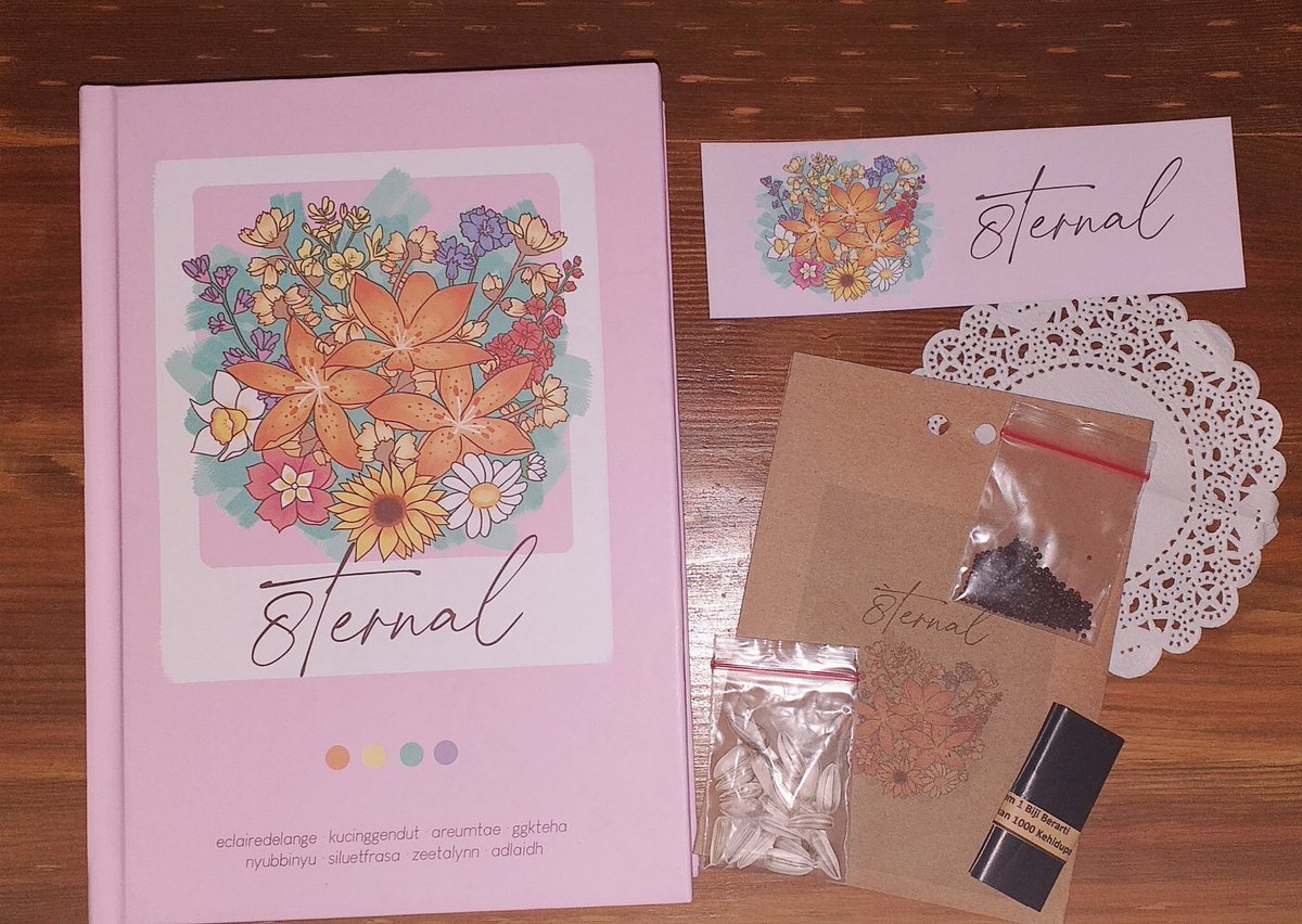 Akhirnya sampeeee lucu bangeeetttt huhu
Makasi <a href="/8TERNALBLOOMS/">∞ 8TERNALPROJECT</a> 
Terus kirain bibitnya bakalan 1 jenis aja,ternyata 2 donggg huhu makasi banyaakk~~ (maafkan foto yg kurang aesthetic akibat kemageran edit 😅)