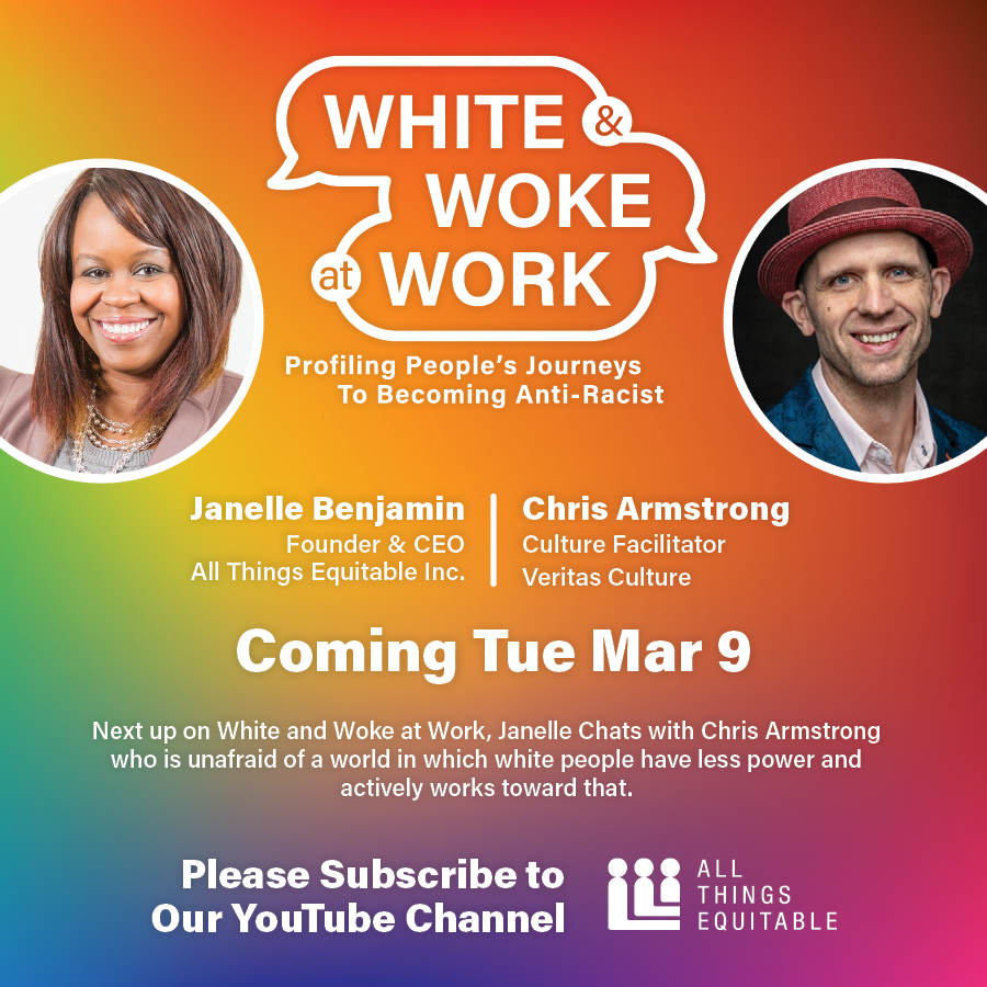JB_Equitable's tweet photo. Another great episode in our YouTube series is available now! Listen to what Chris has to say about power and privilege.
Visit https://t.co/5lCUZsMhcs to subscribe and watch them all!
#antiracism #whiteprivilege #conversationsthatmatter #blacklivesmatter #allthingsequitable https://t.co/hz6p1I2s1N