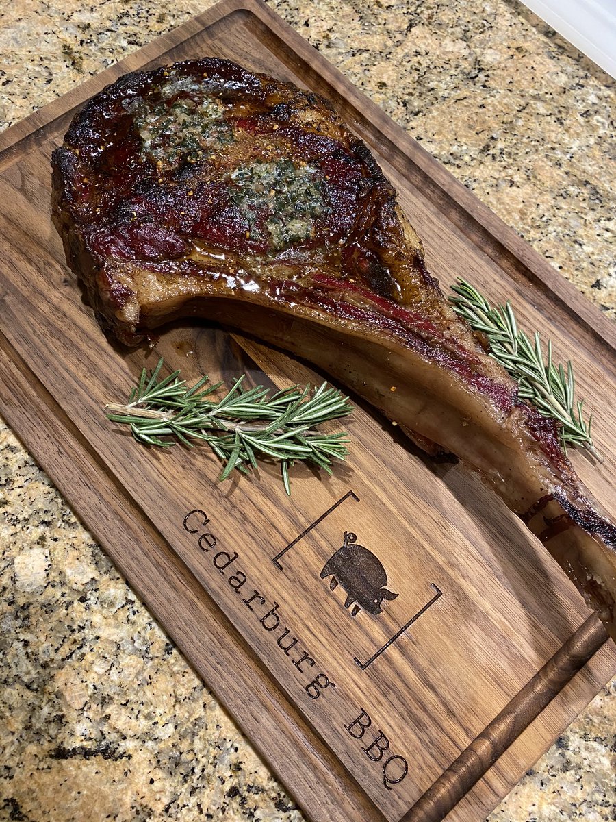 cedarburgbbq's tweet photo. #ribeye #steak #bbqlife #reversesear #dinner #barbecue https://t.co/MFmFvHQq40
