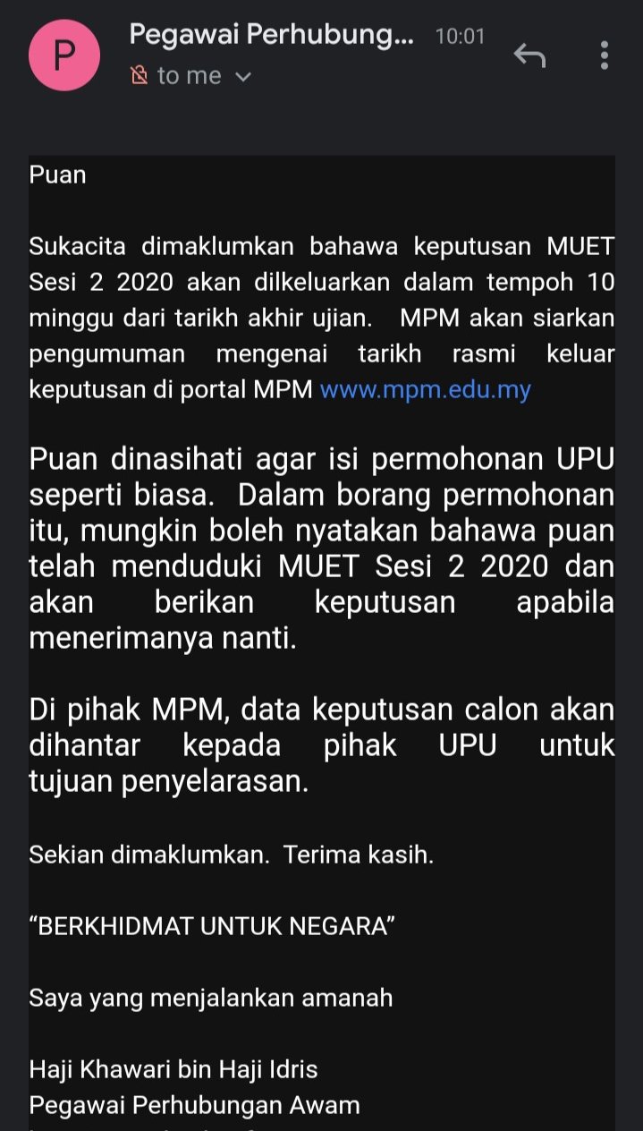 Muet result 2021 sesi 2