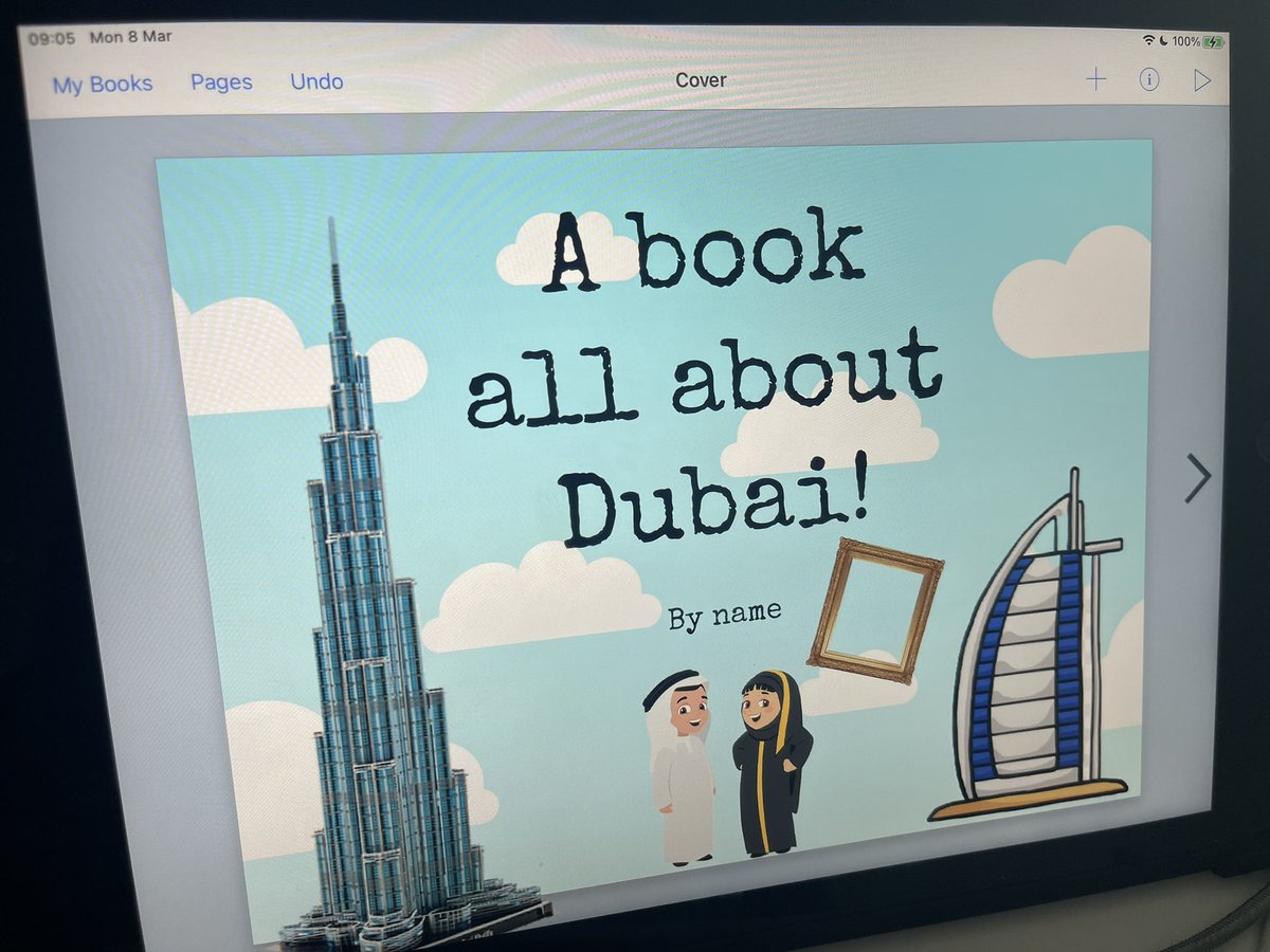 techteachertom1's tweet photo. Year 2 @ArcadiaSch students are learning all about our amazing city. I’ve created a template on @BookCreatorApp for them to publish their own iBook about famous landmarks. Love adding the map feature for their geography topic #ADE #ADEUAE #CollabUAE #AppleEDUchat #EdTechUAE https://t.co/Bd7RFbARR5