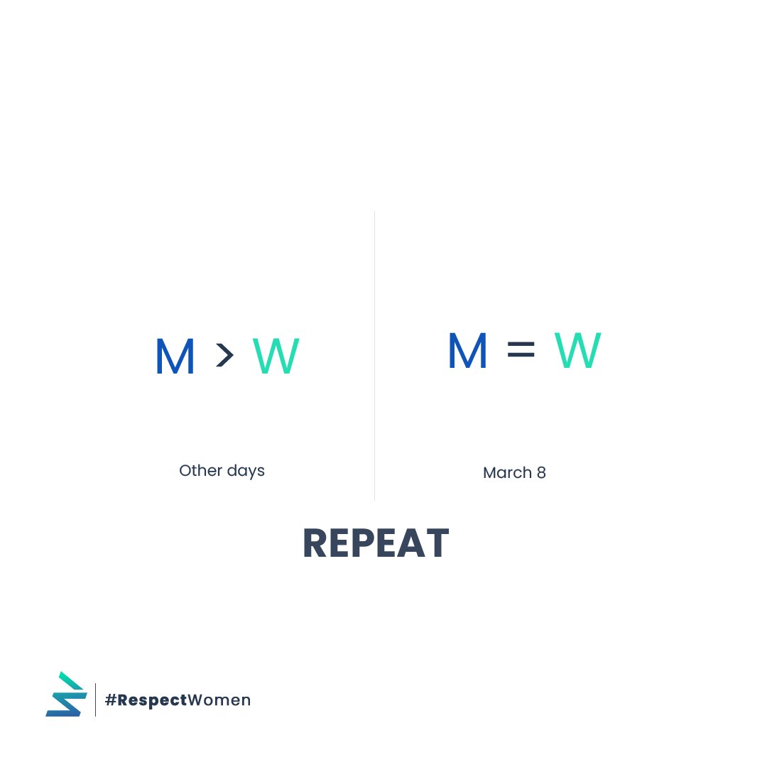 SpiderWorksTech's tweet image. What is it special about today?𝘸𝘰𝘮𝘦𝘯 𝘳𝘦𝘤𝘦𝘪𝘷𝘦𝘥 𝘦𝘲𝘶𝘢𝘭𝘪𝘵𝘺 𝘵𝘰𝘥𝘢𝘺. They are showered with respect today! 
They are given priority today.Of course seasonal respect is never appreciable. When she deserve respect, respect her. We don&apos;t demand annual recognition!