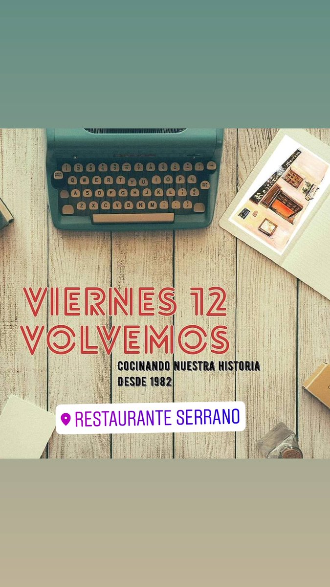 Lo más romántico de cocinar es no tener un guión escrito.
La necesidad de hacer, de crear una historia.
Quizás la felicidad, sea el primer ingrediente de nuestra receta, efímera, temporal, pero siempre presente.
El viernes 1️⃣2️⃣ de marzo volvemos.
¡Más ganas de cocinar que nunca!