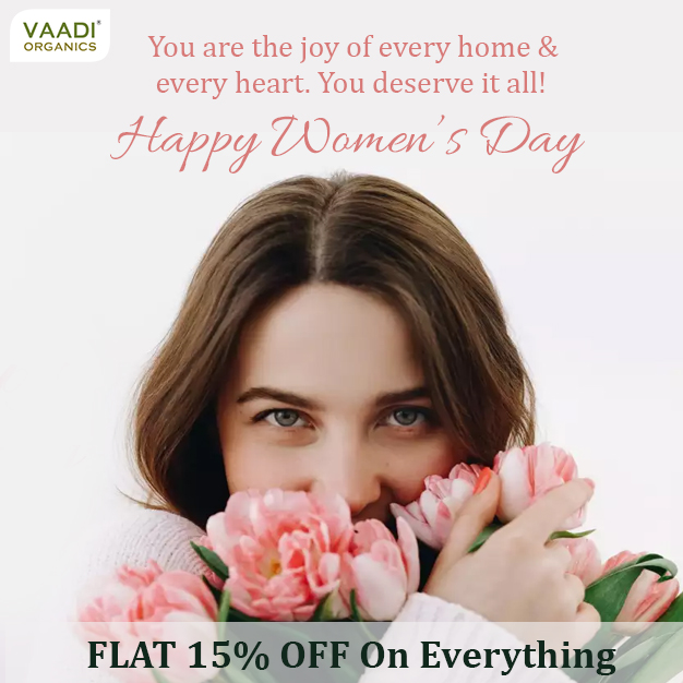vaadiherbal's tweet photo. A toast to all the lovely ladies! 🥂
We wish you all a very Happy Women's Day ❤️ Get FLAT 15% OFF on your fav VAADI products till 9th March'21 coz you were born to GLOW! 🌟
Buy Now at https://t.co/etvVL43iI6 https://t.co/fUv88SVhn9