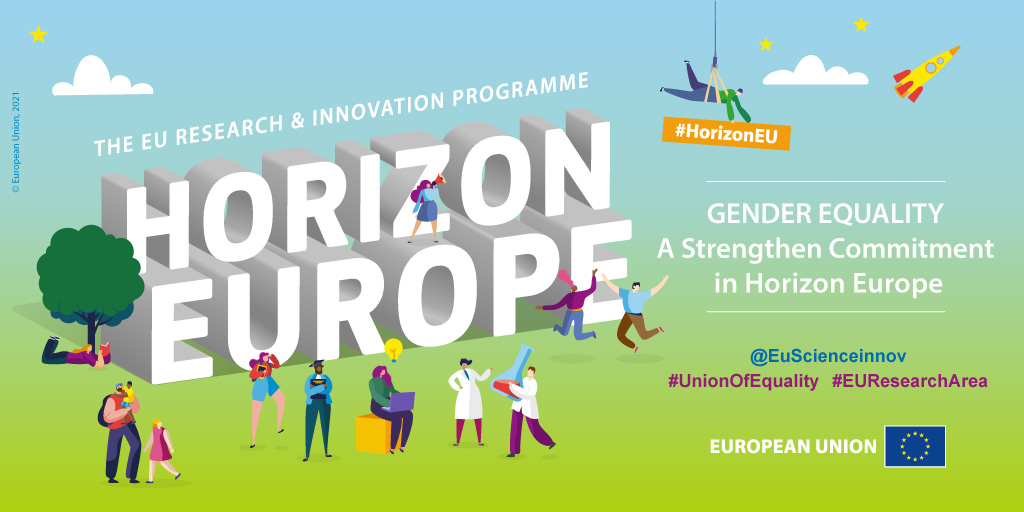 #DYK only 1/3 of researchers in 🇪🇺 are women? And women occupy just 24% of top academic positions, only 15% in #STEM fields?

With #HorizonEU, <a href="/EU_Commission/">European Commission</a> reaffirms its commitment to #GenderEquality in R&amp;I  with ambitious actions &amp; obligatory #GEPs.

#UnionOfEquality #IWD2021