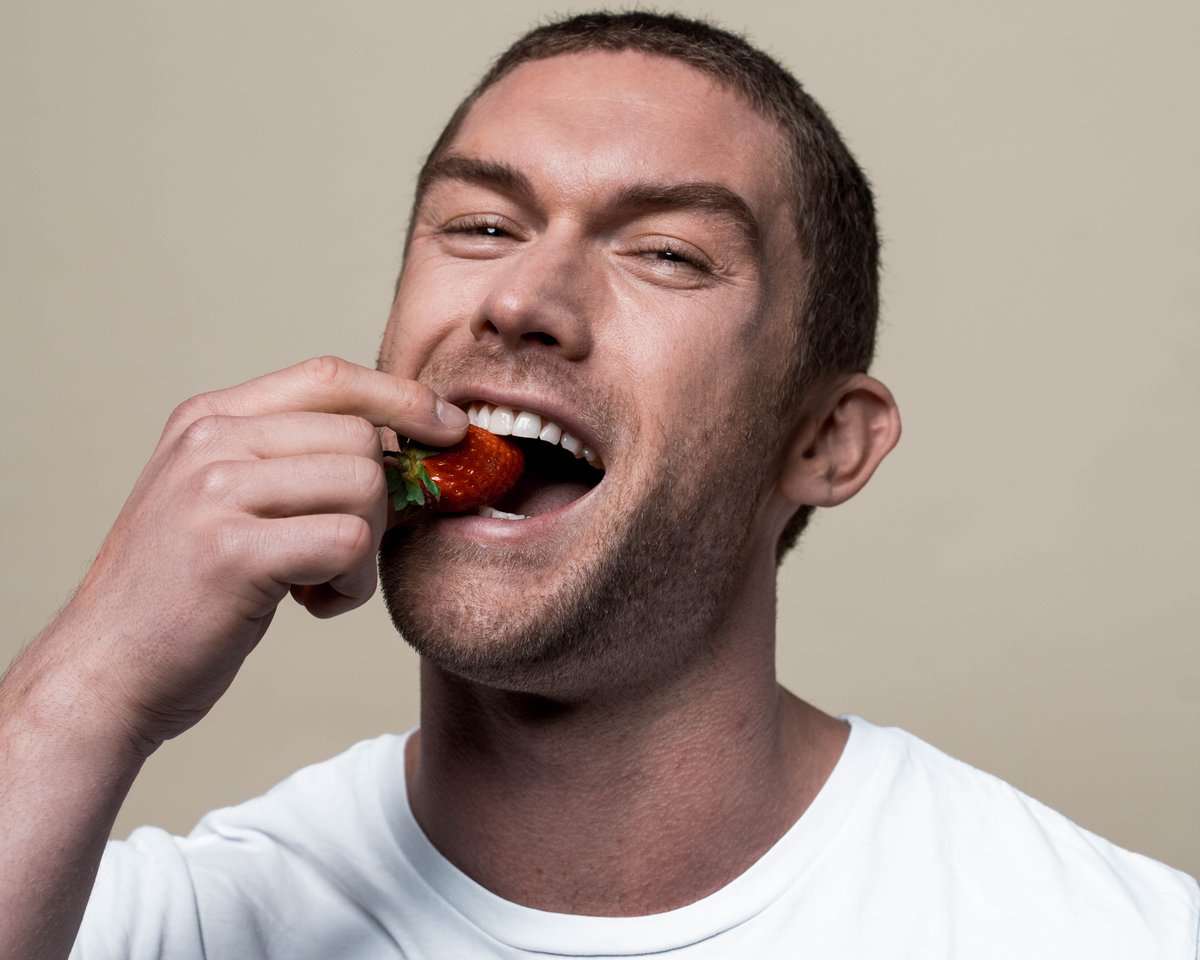 Eat right for healthy teeth. 🍓

#smileswithstyle
-
Model: <a href="/chriswillx/">Chris Williamson</a> of <a href="/ttm_management/">TTM Management</a> 
Hair: Kim Fletcher
Make-Up: Lawson Wright
Studio: <a href="/HiddenHStudio/">Hidden Heights</a> 
Photographer: India Fleming
Assistant: Alice Kemp