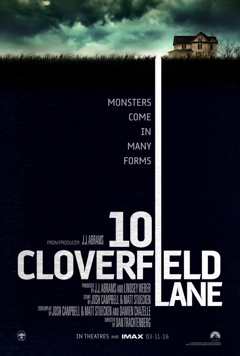 67. 10 CLOVERFIELD LANE (2016)One of the tensest films of recent years. Claustrophobic in extremes, we feel trapped in this. To make matters worse, John Goodman is absolutely terrifying as our “savior” who goes between calm and rage on a coin flip.A great film.  #Horror365