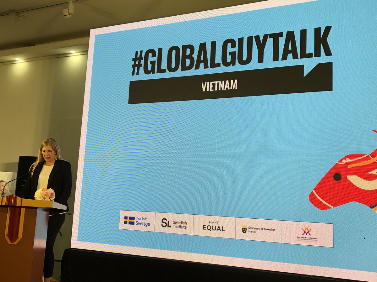 #HappenningNow #GlobalGuyTalk organised by #Sweden Embassy for the International Women’s Day! #FeministPolicy #Vietnam #womeninleaderahip