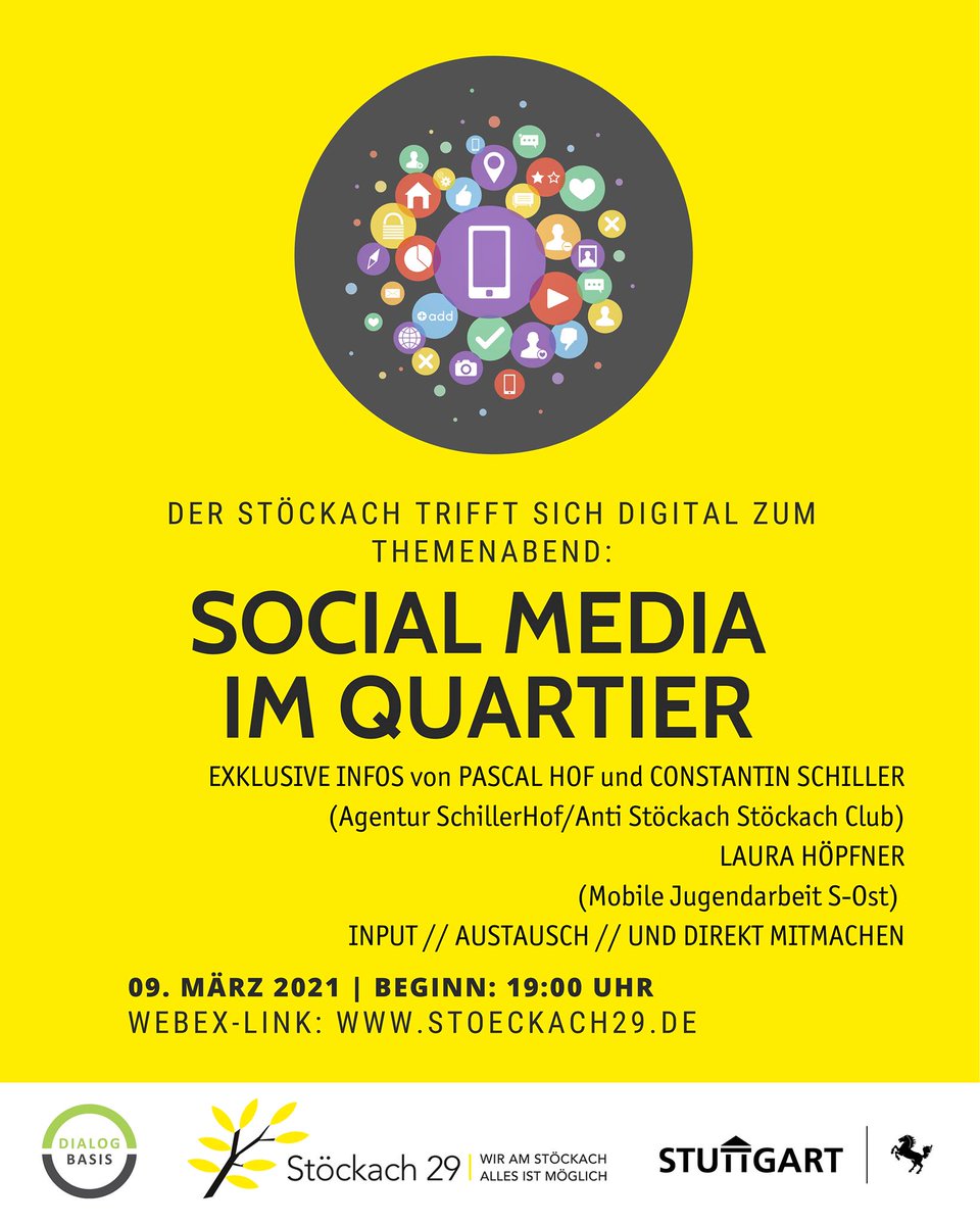 🖤 Hood Love is Good Love. 🖤

Wer uns kennt weiß: Wir wollen den #Stöckach nicht nur bewohnen, sondern auch aktiv mit und umgestalten. 💪

Daher morgen 19 Uhr hier: stoeckach29.de/newsleser/326.…