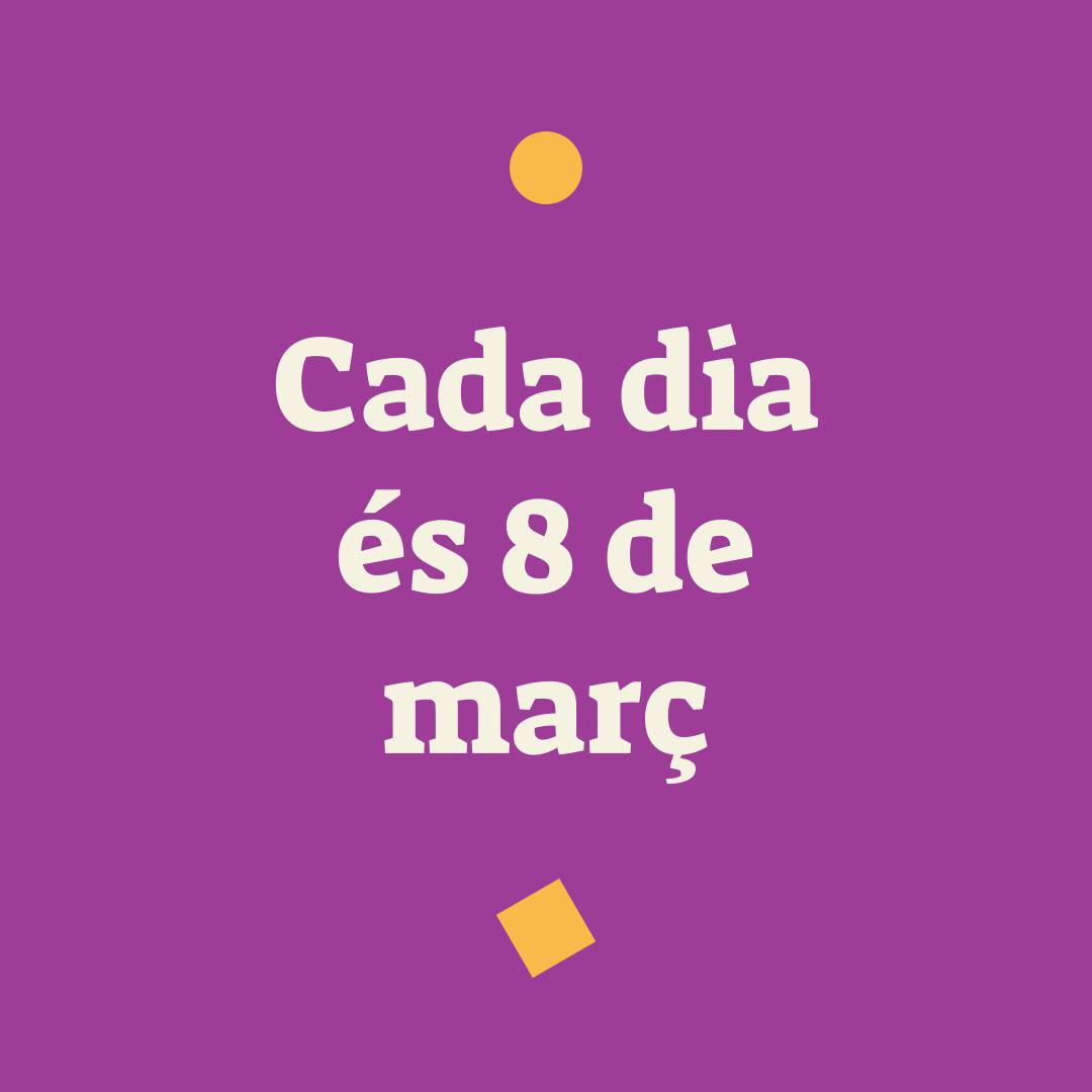 Mentre res no canvïi, cada dia és 8 de març 💪
#8M #DiaInternacionalDeLaDona #DiadelesDones 

ampaescolapax.blogspot.com/2021/03/la-pan…