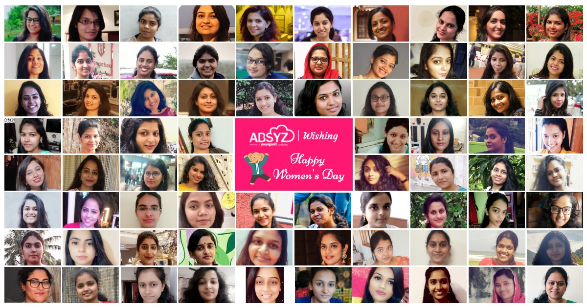 ABSYZ is wishing a Happy Women's Day to all #women. #HappyWomensDay #InternationalWomensDay #lifeatabsyz 
<a href="/absyz/">ABSYZ Software Consulting Pvt. Ltd.</a>  <a href="/youngsoft/">Youngsoft, Inc.</a>