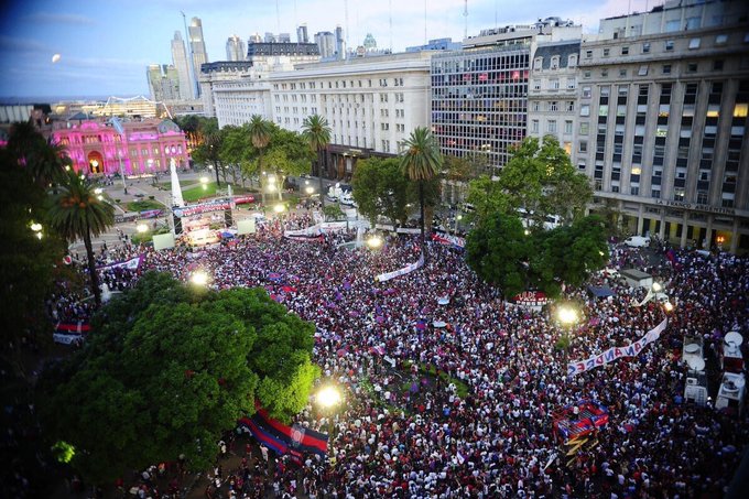 san lorenzo plaza de mayo