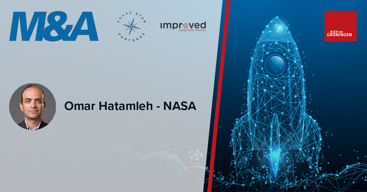 In een interactief interview vertelt Dr. Omar Hatamleh (Technology Integration Manager bij NASA) over de impact van de AI-revolutie op de economie en M&amp;A.

Meld je nu aan voor het gratis webinar op 11 maart: bit.ly/3l2a9eH