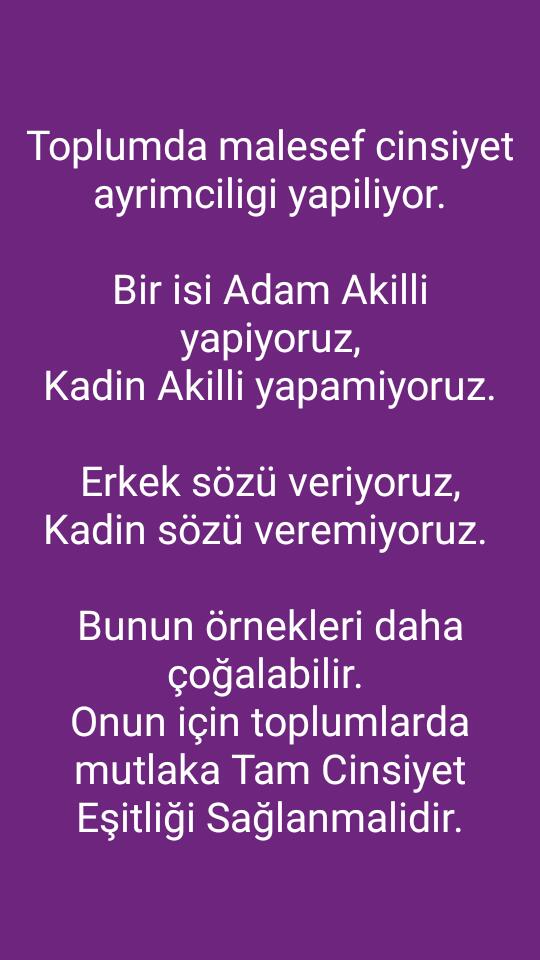 Kutlu olsun.
#WomensDay