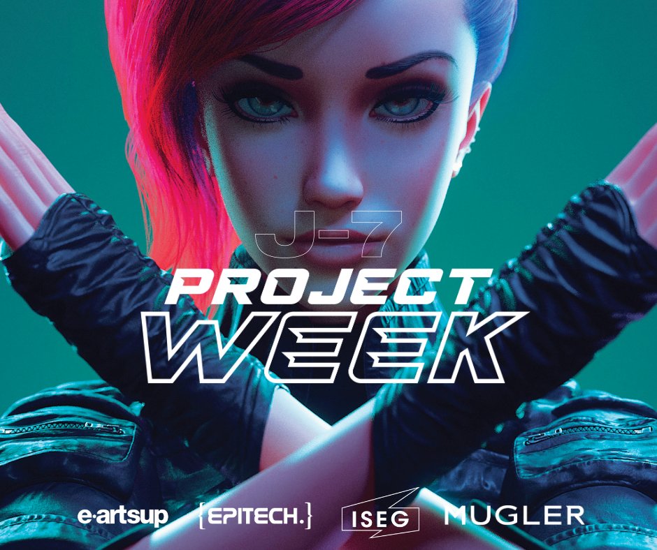 isegcom_tlse's tweet image. [Project Week] 

📅  J-7 avant le lancement officiel de la Project Week en partenariat avec @Mugler ! #PW2020 

#IONIS