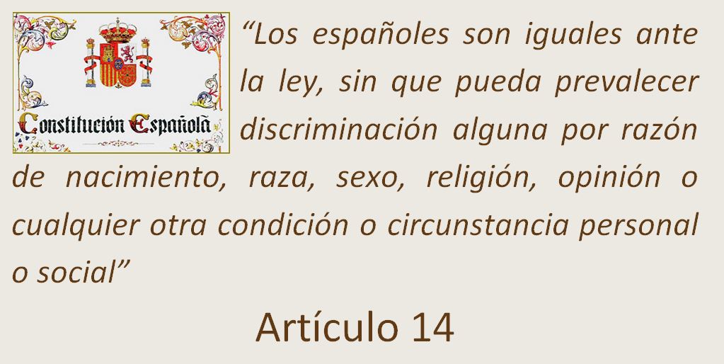 CuenayGomezA's tweet photo. El principio de no discriminación por razón de sexo del art 14 implica el reconocimiento de igualdad entre hombres y mujeres.
La LO 3/2007 de 22M para la igualdad efectiva de mujeres y hombres se elabora para el desarrollo en profundidad del Art 14
#8MVirtual #8M2021 #8deMarzo https://t.co/Cabo1LKQ9k