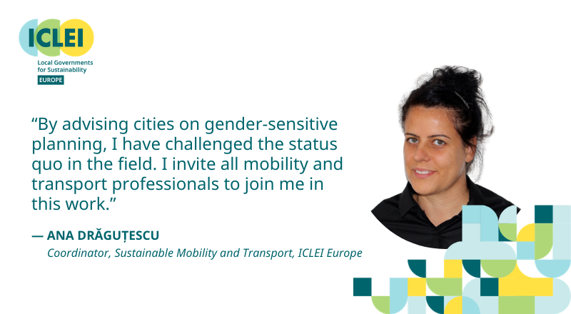 ICLEI_Europe's tweet photo. This #InternationalWomensDay, ICLEI Europe coordinator @AnaDragutescu crafted an op-ed for @CIVITAS_EU, shedding light on how we can (and why we must!) make #SustainableMobilityPlanning gender-sensitive ➡️ https://t.co/PC6LaihGJq

#ChooseToChallenge #InternationalWomensDay2021 https://t.co/RZ43WEvymf