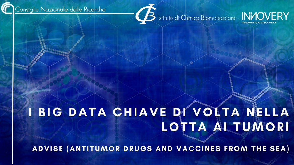 CNRsocial_'s tweet photo. #BigData chiave di volta nella lotta ai #tumori
Da #Cnr_Icb e #Innovery una piattaforma tecnologica in grado di analizzare milioni di dati per scoprire piccole molecole di origine marina da utilizzare come chemioterapici immunogenici e vaccini antitumorali
https://t.co/6z28pMwGKG https://t.co/SIjNTOsPKB