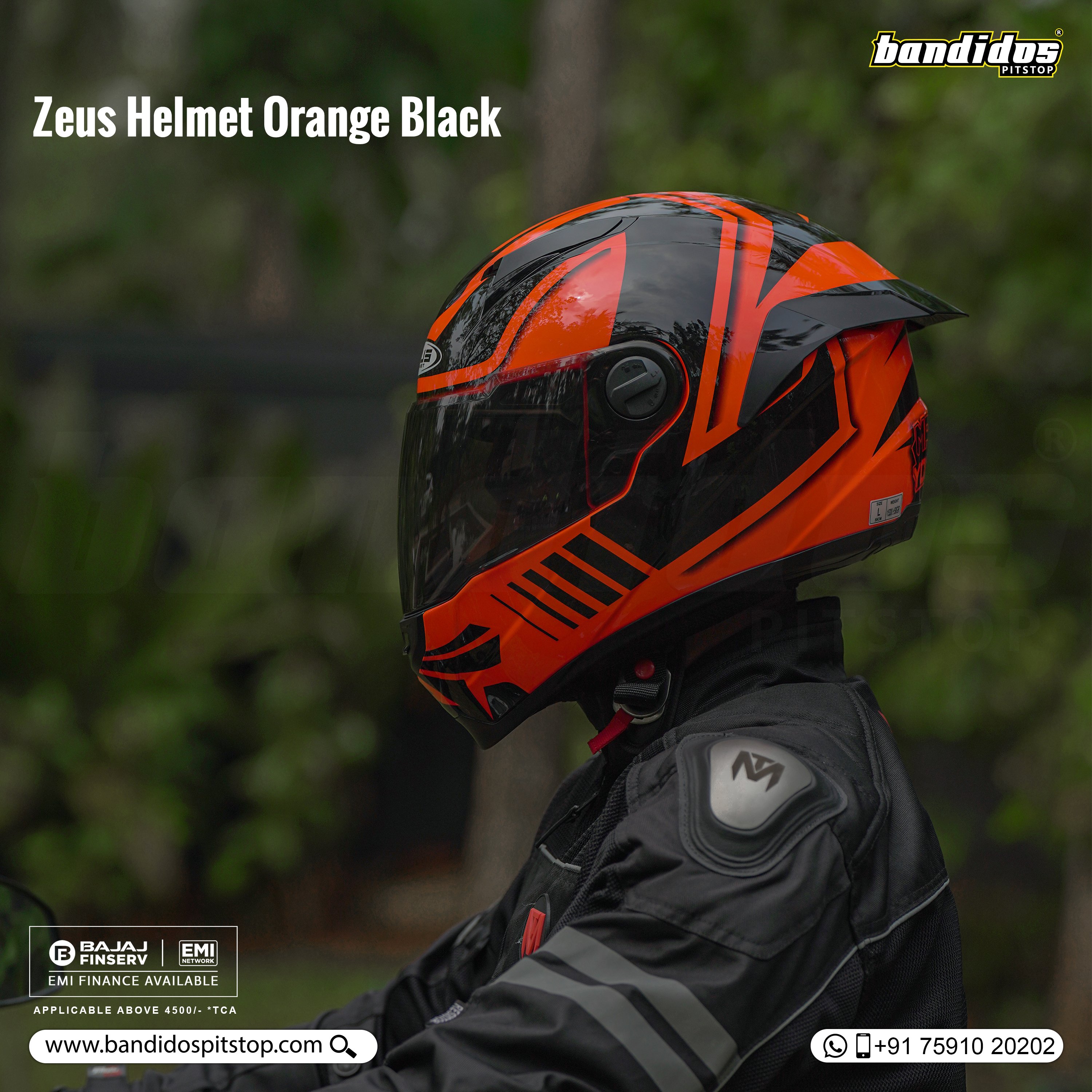Helmets on bajaj deals finserv