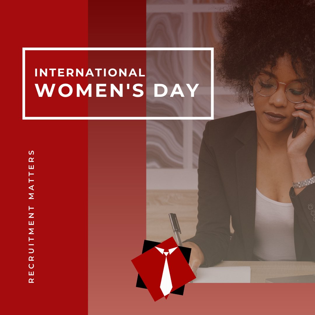 Happy International Women's Day from Recruitment Matters Africa!

#recruitmentmattersafrica
#Zimbabwe
#mondaymotivation