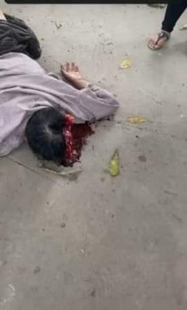 LaDoi16's tweet photo. Today, two peaceful protestors were shot to death on the spot by #Burmese #brural #military. 

We cannot bear with this inhumane and barbarious act perpetrated by #Burmese #brural #military. https://t.co/BDUaet6aNM