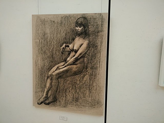 昨日は絵の展示会に行ってきました。安城市にて。 
