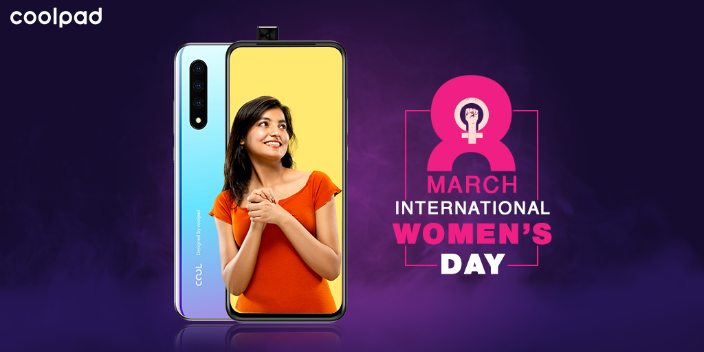 CoolpadInd's tweet photo. #HappyWomensDay #CoolpadSmartphones
Women wear the confidence to create history & they deserve the respect from society. Let’s honor women on this #WomenDay & wish them a prosperous life. https://t.co/YnDrqPTMi1