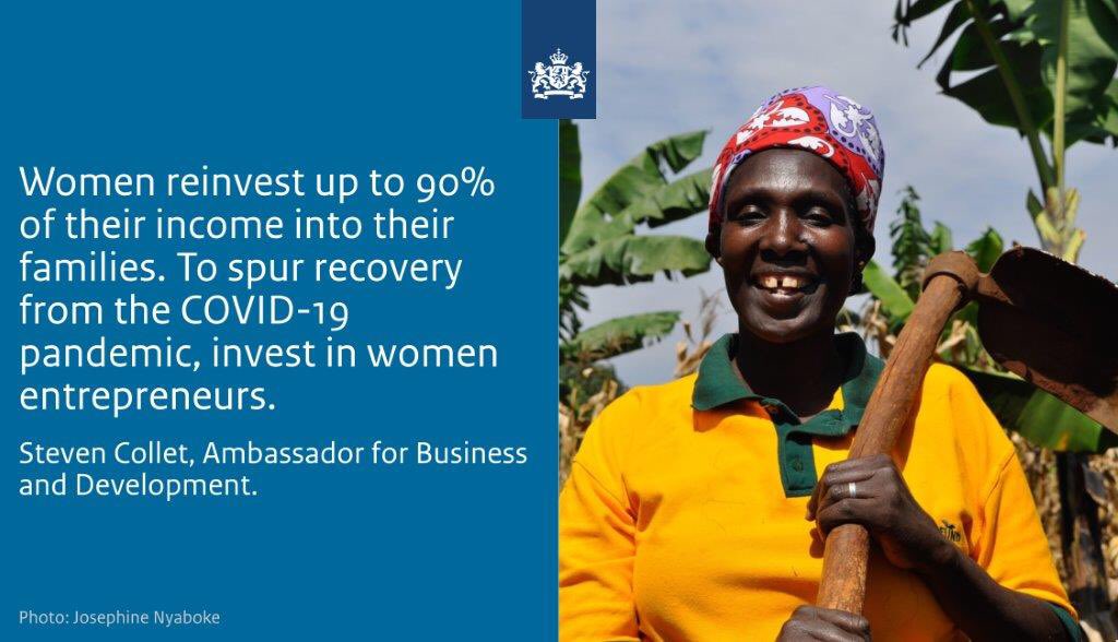 Women like Josephine Nyaboke know exactly what they need. Men like me need to be conscious of inequalities, give space, empower, collaborate. Dutch development cooperation invests in #genderequality #IWD2021 @PMGrotenhuis <a href="/DutchMFA/">Dutch Ministry of Foreign Affairs 🇳🇱</a>
