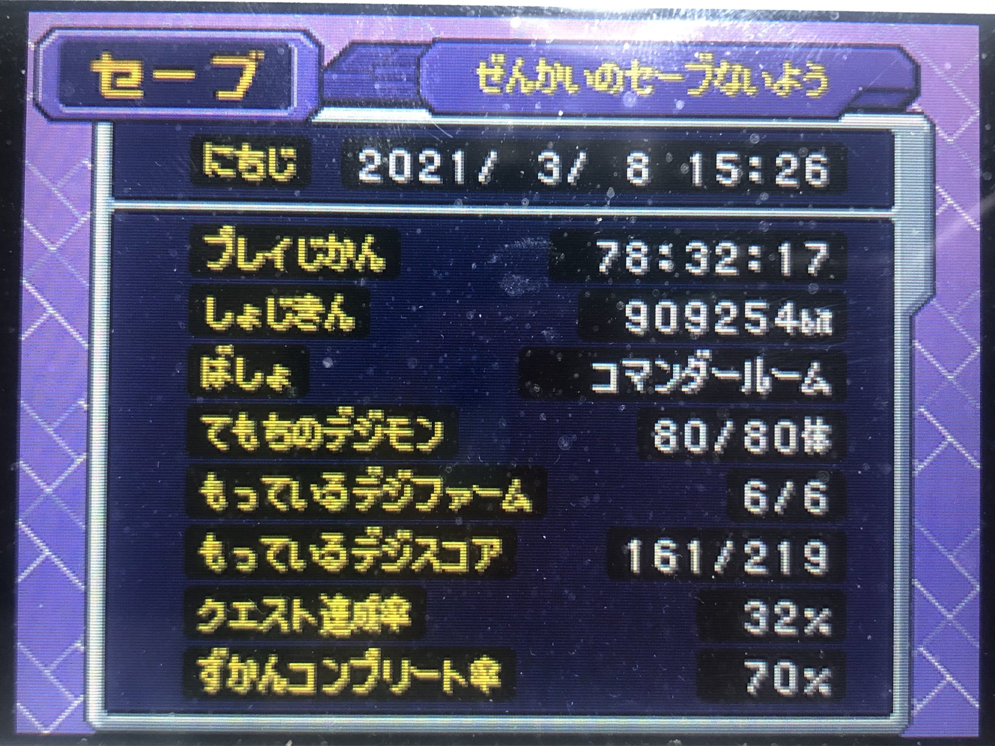 ジャポのアトリエ Japo123ne デジモンストーリーロストエボリューション 最強の宝箱ボスも倒し ついに完全攻略しました プレイ時間 104時間 感想 真のボスは人の足元を見るアンドロモン アンドロモン許すまじ デジモン デジモンアドベンチャー